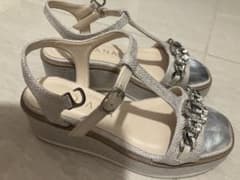 Diana シルバー ストラップサンダルのサムネイル