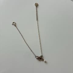 クレージュ　リボン　パール　ブレスレットのサムネイル