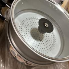 『早い者勝ち❗️』アルミ 二段蒸し器 WH-1826 26cmのサムネイル