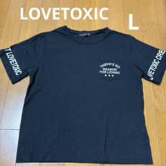 Lovetoxic ラブトキシック Tシャツ ブラック L 160のサムネイル