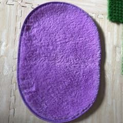 ふわふわマット パープル バスマット 玄関マット などにのサムネイル