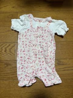 トップバリュ ベビー ロンパース 60cm 花柄のサムネイル
