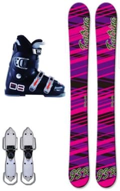 ショートスキー　ファンスキーとスキーブーツ27～27.5cmセットのサムネイル