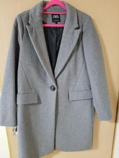 ZARA　チェスターコート　グレー　未使用のサムネイル