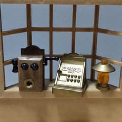 シルバニアファミリー 森の雑貨屋さん小物3点セット 電話 レジ ランプのサムネイル