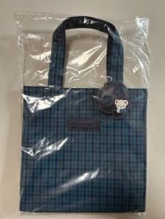 新品未開封タグ付き ファミリア familiar 縦型トートバッグ 小 青