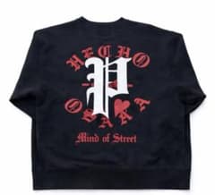 PHATRNK 新品 XLスウェット ブラック ビッグロゴ バックプリント レア 