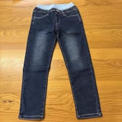 キッズ デニムパンツ ウエストリブのサムネイル