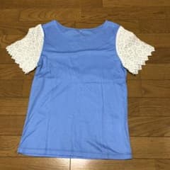 袖レースTシャツのサムネイル