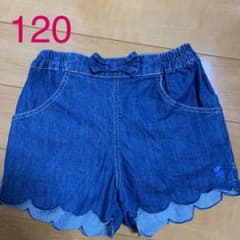 《専用》kp ニットプランナー　デニムショートパンツ 120のサムネイル