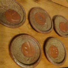 備前焼　豆皿のサムネイル