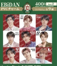 EBiDAN PVCチャーム 2025 5個セットのサムネイル