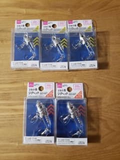 DAISO ジグヘッド×5、シャドーテールワーム×2袋、メダルジグマイクロ×3のサムネイル