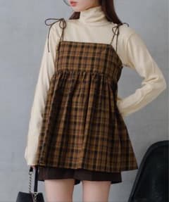 KASTANE カスタネ チェックキャミビスチェのサムネイル