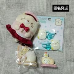 〔 すみっコぐらし 〕 ねこ4点セット てのりぬいぐるみ ヘアゴム フィギュア