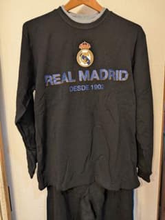 Real Madrid ナイトウェア 上下セット ブラック Mサイズのサムネイル
