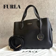 ゴッチ様】FURLA ミネルヴァ トート 2way ハンド ショルダーバッグ 