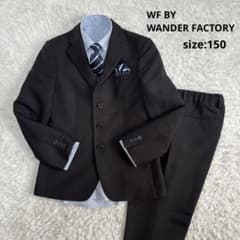 フォーマル4点】ワンダーファクトリー 卒服 150キッズ ブラック - メルカリ