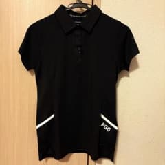 パーリーゲイツ☆新品 PGG BIGロゴ ポリエステルメッシュポロシャツ