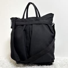 極美品】 SML エスエムエル ヘルメットバッグ2way A4可 ブラック 