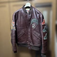 avirex varsity 5 革ジャン ライダーズ - メルカリ