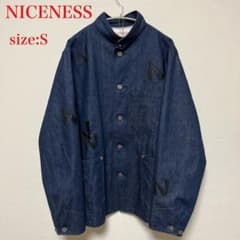 美品　NICENESS BLINKY NNレザーパッチ カバーオール　S NICENESS BLINKY NNレザーパッチカバーオール - メルカリ