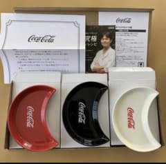 非売品　Coca-Cola　コカ・コーラ　オリジナルトリ皿 3色セット　送料込みのサムネイル