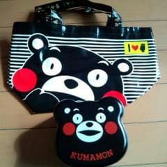 *シホさま専用 *      くまモン ２段お弁当箱＆袋付きのサムネイル