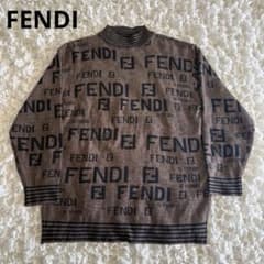 ヴィンテージ♡Fendi ♡ロゴニットセーター ズッカ柄♡のサムネイル