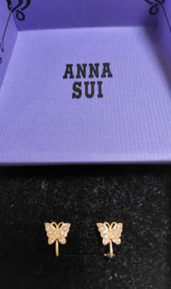 ANNA SUI Earrings - Butterfly Motif
