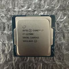 Intel Core i7-11700K CPU 本体 動作確認済のサムネイル