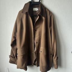 EMMA CLOTHES コーデュロイ襟ジャケット ブラウン Lのサムネイル