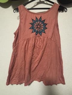 yul 花柄刺繍 ノースリーブチュニック　チャイハネのサムネイル