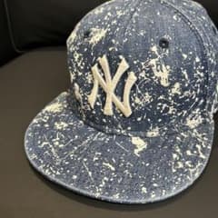 NEWERAニューエラキャップ　youth　キッズ　ペイントデニムのサムネイル