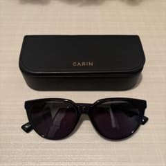 CARIN ブラック サングラス ケース付き CARIN サングラス ブラック 専用ケース付き - メルカリ