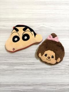 크레용 신짱 몬치치 파우치 2점 세트