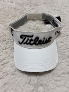 【新品未使用】Titleist タイトリストサンバイザー ホワイト／ブラックのサムネイル