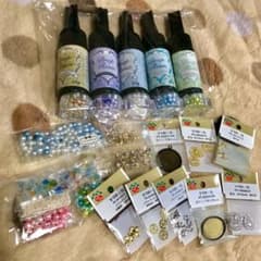 【めぐ様専用】green ocean カラーレジン 5本セット　パールのサムネイル