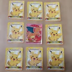 丸美屋ポケモンカレー シール ピカチュウ8枚 リザードン1枚 - メルカリ