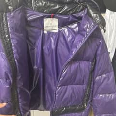 MONCLER ダウンジャケット パープル - メルカリ