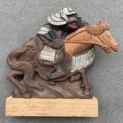 木彫(だんじり　布団太鼓　狭間　彫物　欅　馬　武者　骨董　太鼓台　ケヤキ　地車) 木彫(だんじり 布団太鼓 狭間 彫物 欅 馬 武者 骨董 太鼓台 ケヤキ 地