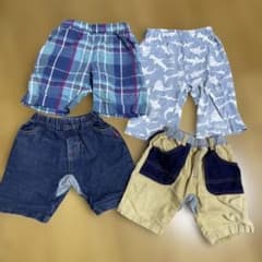 キッズ ハーフパンツ 4点セット まとめ売り