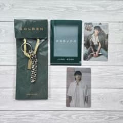 公式・未開封】BTS ジョングク GOLDEN キーリング トレカ他おまけ付
