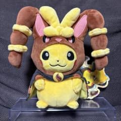 ポケセン限定：新品タグ付】メガミミロップのポンチョを着たピカチュウ