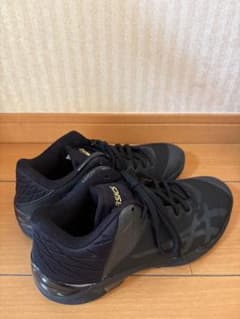 【美品】asics ゲルバースト バスケットボールシューズ ブラック 23.5のサムネイル