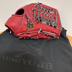 【価格交渉可】硬式用グローブ　外野手用/赤/右投げ用 価格交渉可】硬式用グローブ 外野手用/赤/右投げ用 - メルカリ