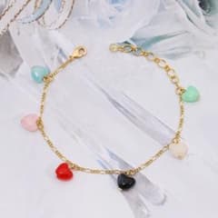 ラムネハートブレスレット ゴールドBのサムネイル
