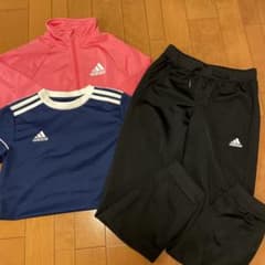 adidas 運動用　半袖Tシャツ　長袖ジャージセットのサムネイル