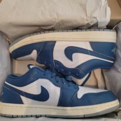 NIKE AIR JORDAN 1 LOW ブルー ホワイトのサムネイル
