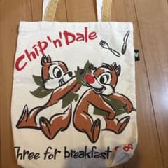 칩과 데일 토트 백 캔버스 지역